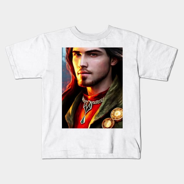 Shaman Kids T-Shirt by David Kincaid Art